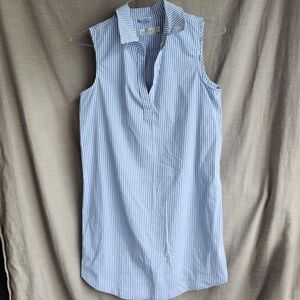 Vineyard Vines Blue and White Striped Performance Dress